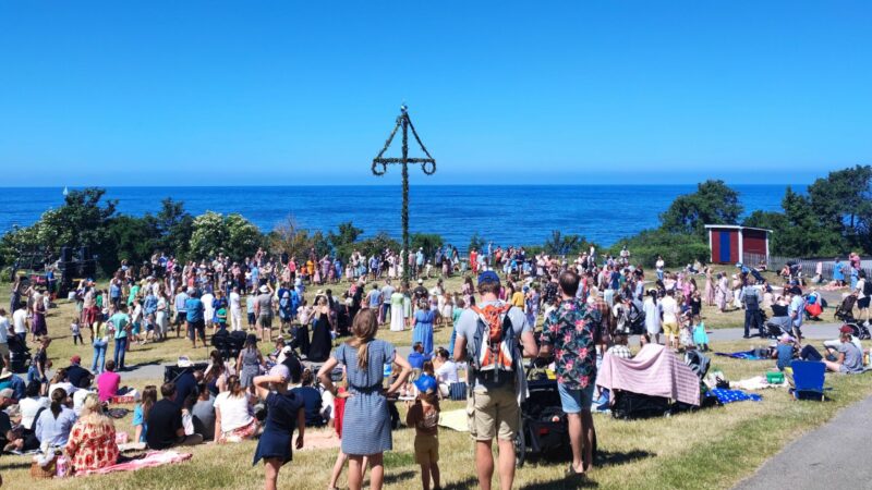 Midsommarfirande på Kneippbyn