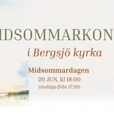 Midsommarkonsert med spelmanslaget – Bergsjö kyrka