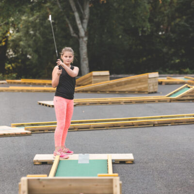 Miniature golf at Matöppet
