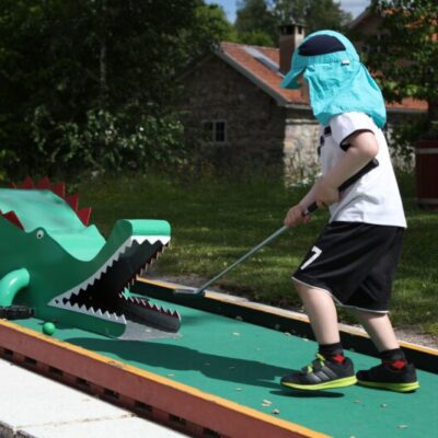Minigolf på Högbo Bruk