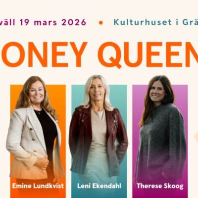 MONEY QUEENS – Tjejkväll 19 mars i Grästorp