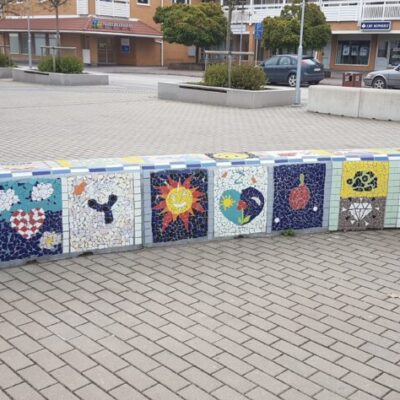Mosaikbänkar