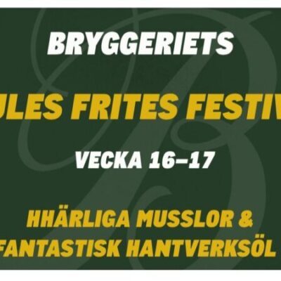 Moules Frites Festival på Bryggeriet Mat & Malt