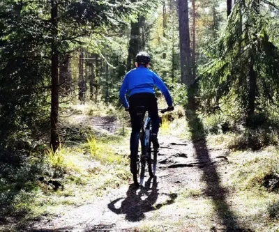 Mountainbikeled Äventyrsleden vid Bjursjön