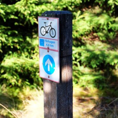 Mountainbikeled Fårhagen vid Bjursjön