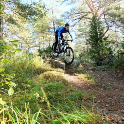 Mountainbikeled Samneröd vid Bjursjön