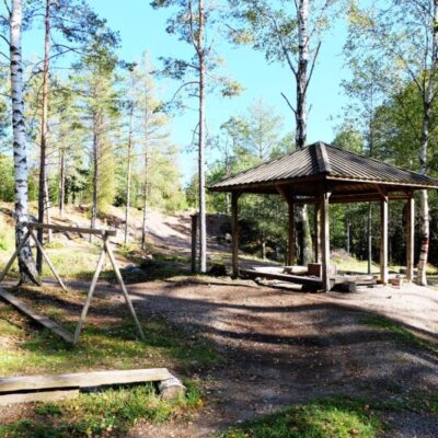 Mountainbikeled Teknikbana vid Bjursjön