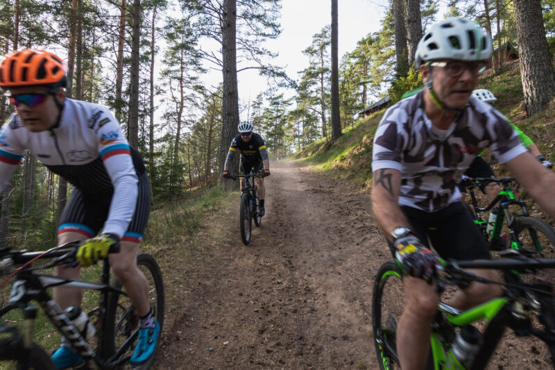 MTB-spår: röda spåret