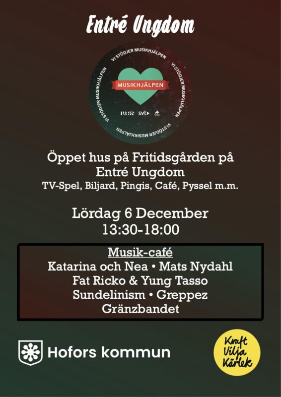 Musikhjälpen med Entré Ungdom