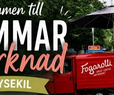 Mysig sommarmarknad