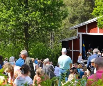 Nationaldagsfirande på Friluftsmuseet Fiskartorpet