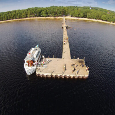 Naturskön tur på sjön Lygnern