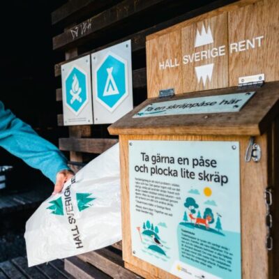 Naturstädning i samarbete med Håll Sverige Rent