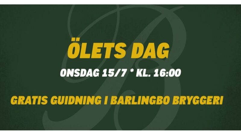 Ölets Dag – gratis guidning i Barlingbo Bryggeri