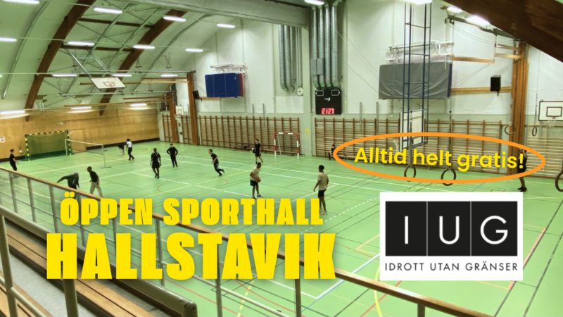 Öppen sporthall – Hallstavik