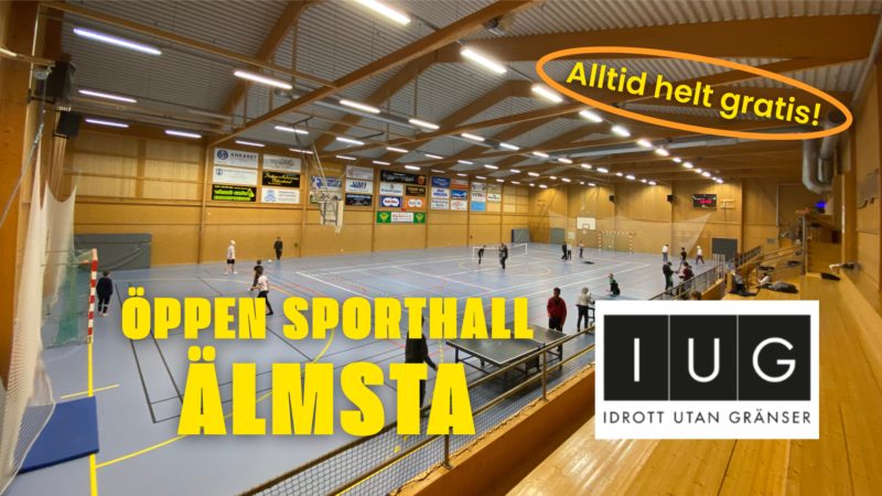 Öppen sporthall i Älmsta – Vikingahallen
