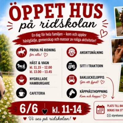 Öppet Hus & Bakluckeloppis på Stenungsunds Ridklubb