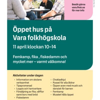 Öppet hus Vara folkhögskola