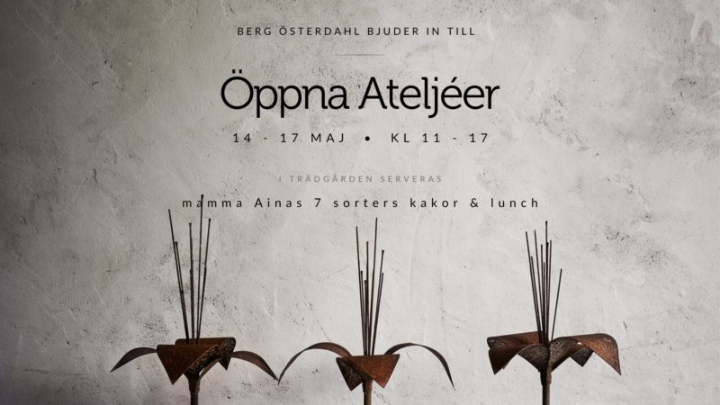 Öppna Ateljéer hos Elena BERG ÖSTERDAHL