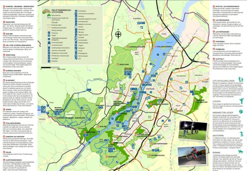 Outdoor map of Trollhättan