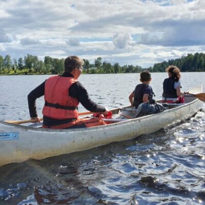 outdoorsupport på Hofsnäs
