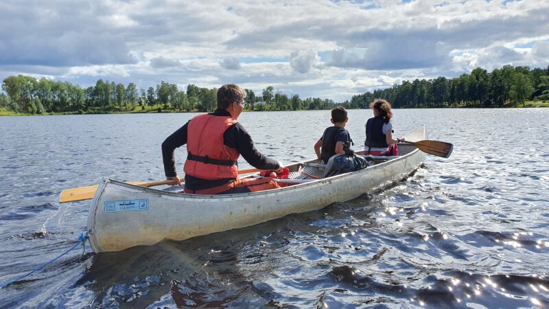 outdoorsupport på Hofsnäs