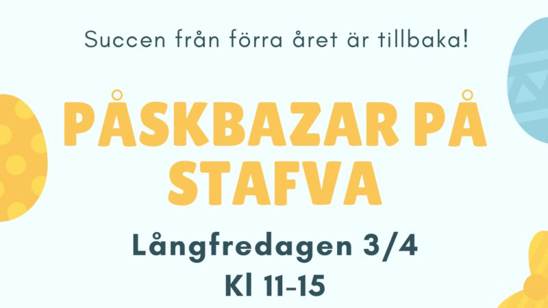 Påskbazar på Stafva