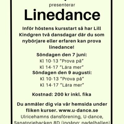 Prova på linedance