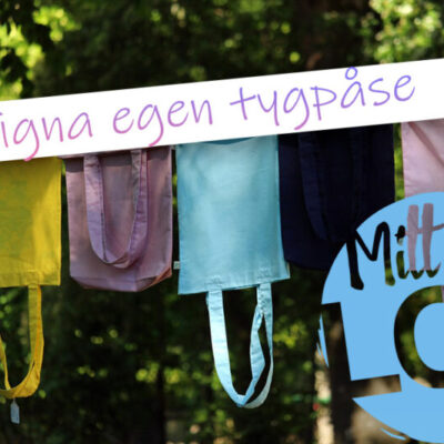 Pyssel – Dekorera tygpåse