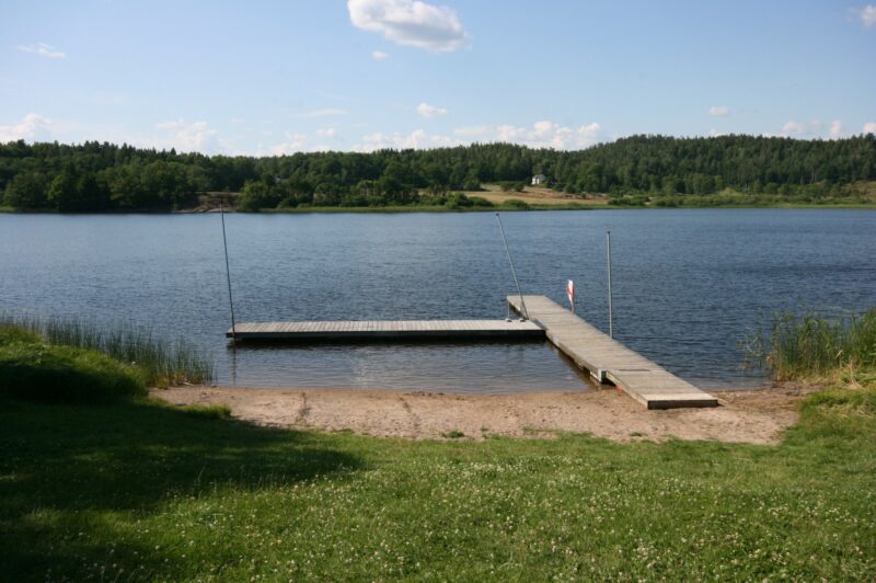 Rådanesjön, badplats