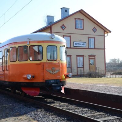 Rälsbuss varje dag till Järnvägsmuseet