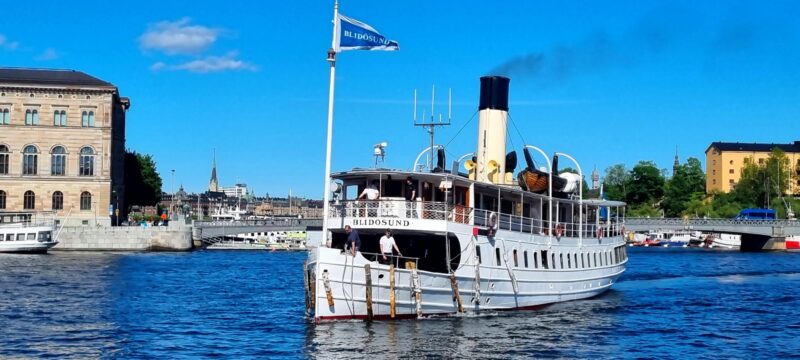 S/S Blidösund från Furusund till Stockholm