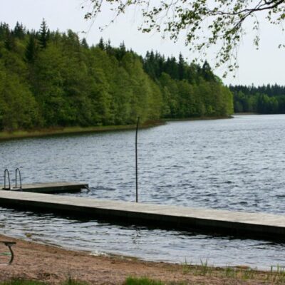 Sandvikesjön, badplats