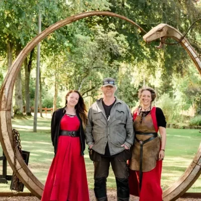 Sculpture Park Ouroboros and Smithy Therese