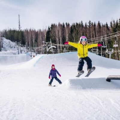 Skidåkning i Kungsberget
