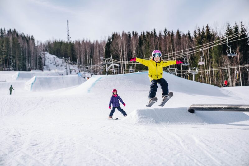 Skidåkning i Kungsberget