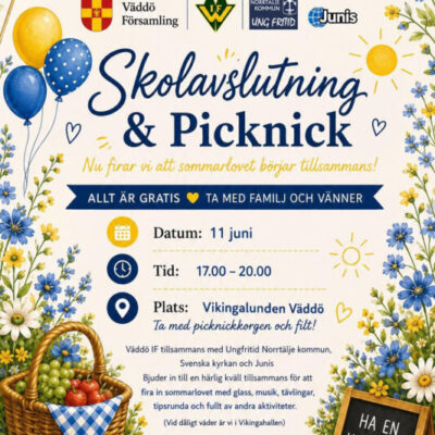 Skolavslutning och picknick