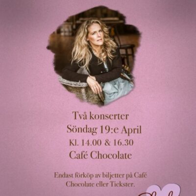 Sofía Karlsson på Café Chocolate