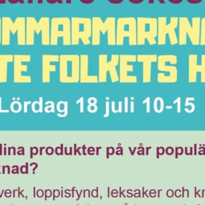 Sommarmarknad i Rute