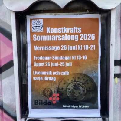 Sommarsalong på Konstkraft