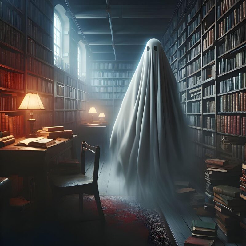 Spökvandring på biblioteket!