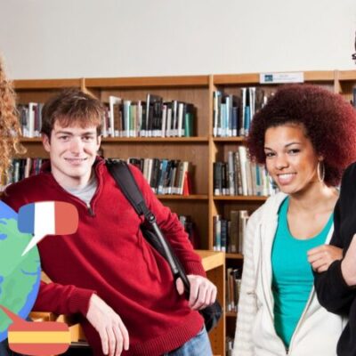 Språkcafé på biblioteket