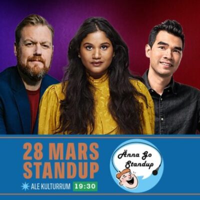 Standup med Kristoffer Appelquist och Shanthi Rydwall Menon