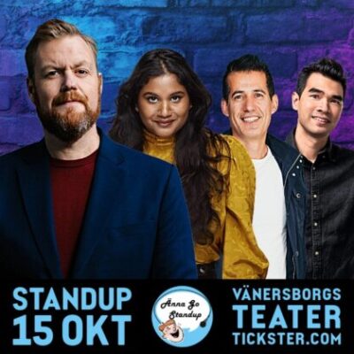 Standup med Kristoffer Appelquist & Shanthi Rydwall Menon