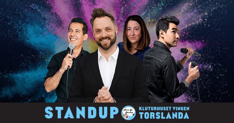 Standup med Robin Paulsson med flera på Kulthurhuset Vingen