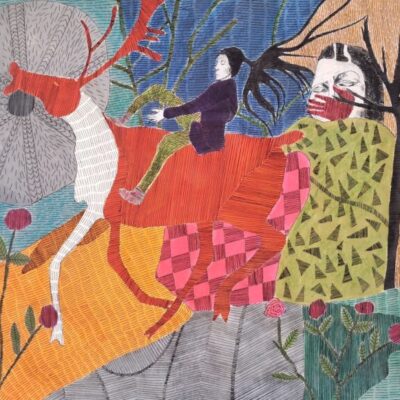 Strövtåg – broderier av Linda Lasson Utställning på 316 Kubik 20/9 – 12/10