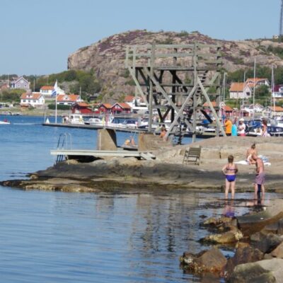 Swimming at Badholmen