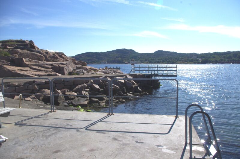 Swimming at Långekärr