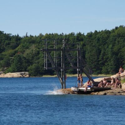 Swimming at Sannäs
