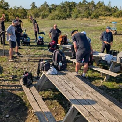 Testa på Discgolf under Senior-April
